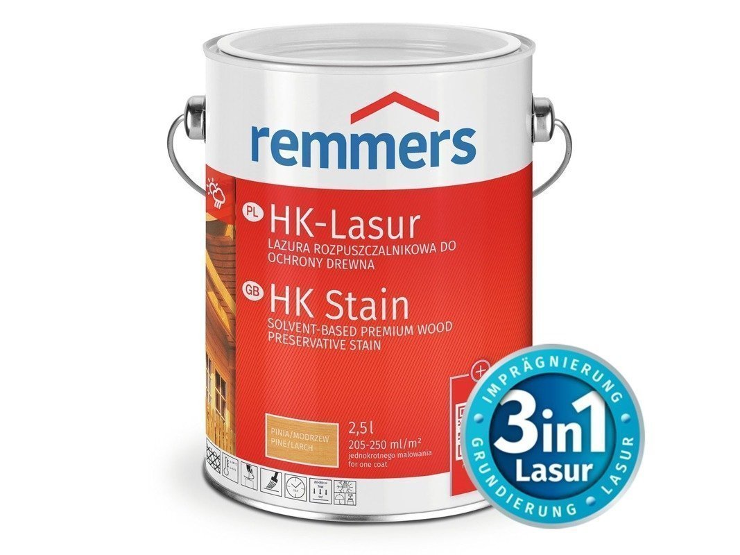 Remmers HK-Lasur impregnat do drewna 0,75 L HEMLOK